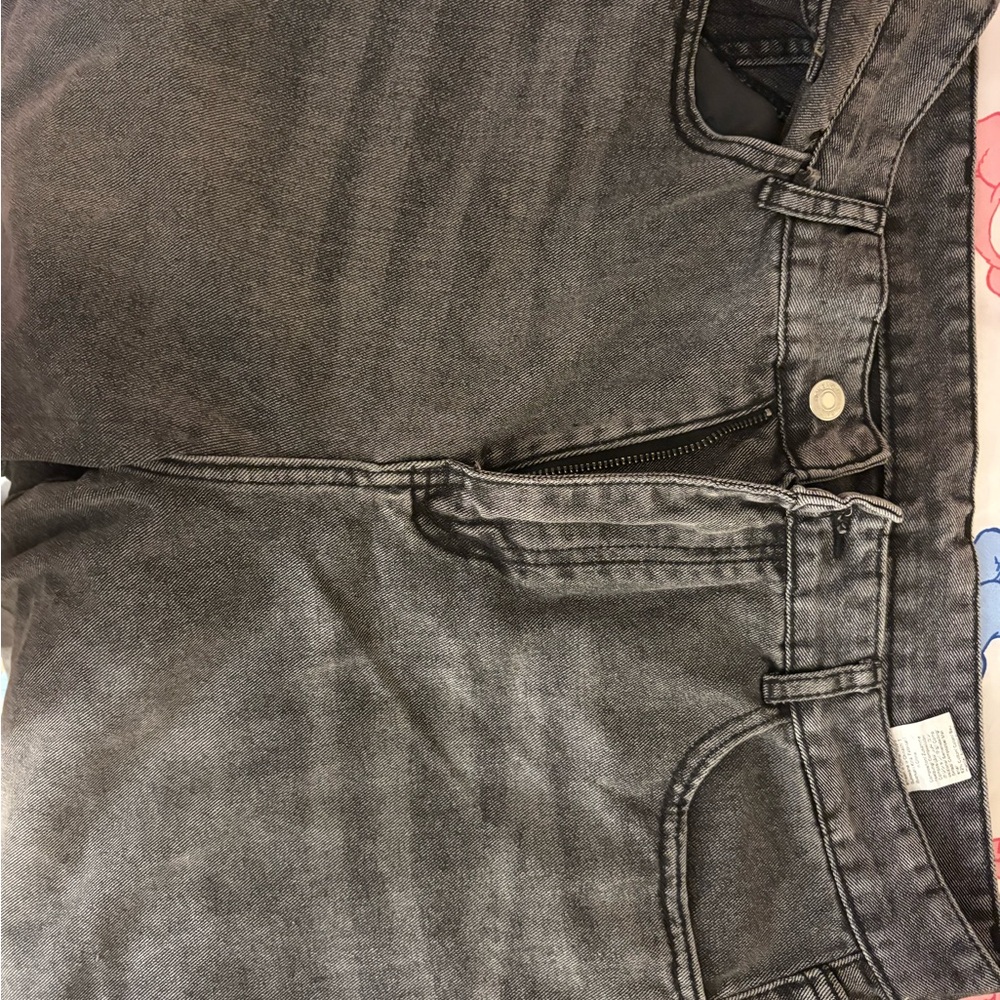 SHEIN Charcoal Denim Pants